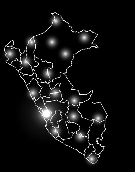 Mapa del Perú